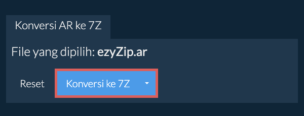 Mulai konversi ke 7Z