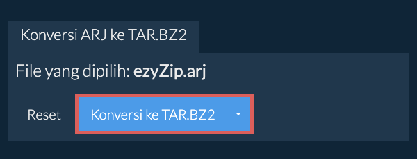 Mulai konversi ke TAR.BZ2