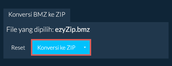 Mulai konversi ke ZIP
