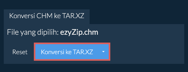 Mulai konversi ke TAR.XZ Mulai konversi ke TAR.XZ