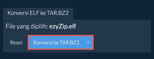 Mulai konversi ke TAR.BZ2
