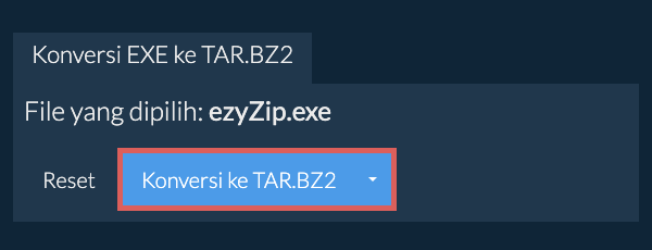 Mulai konversi ke TAR.BZ2