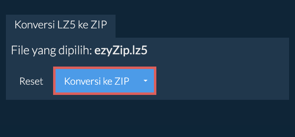 Mulai konversi ke ZIP