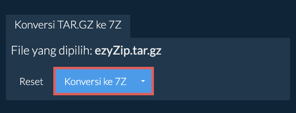 Mulai konversi ke 7Z