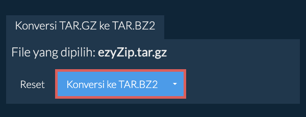 Mulai konversi ke TAR.BZ2