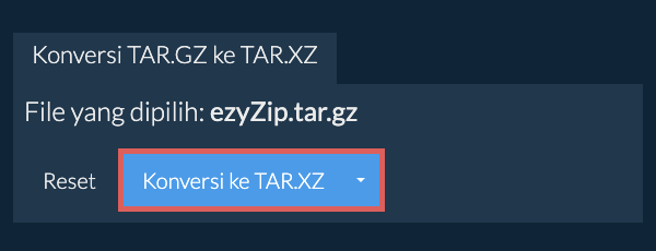 Mulai konversi ke TAR.XZ