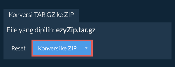 Mulai konversi ke ZIP