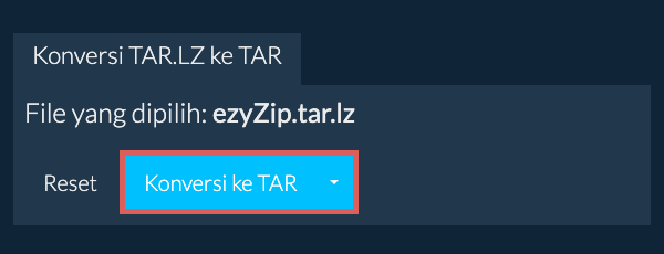 Mulai konversi ke TAR