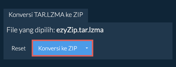 Mulai konversi ke ZIP