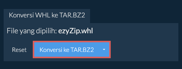 Mulai konversi ke TAR.BZ2