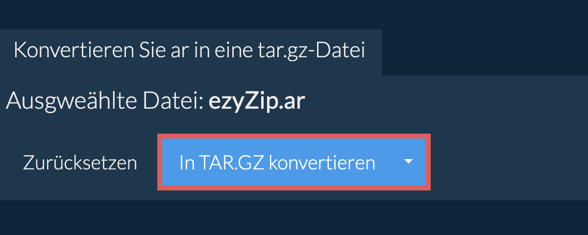 Klicken Sie hier, um mit der Konvertierung zu beginnen