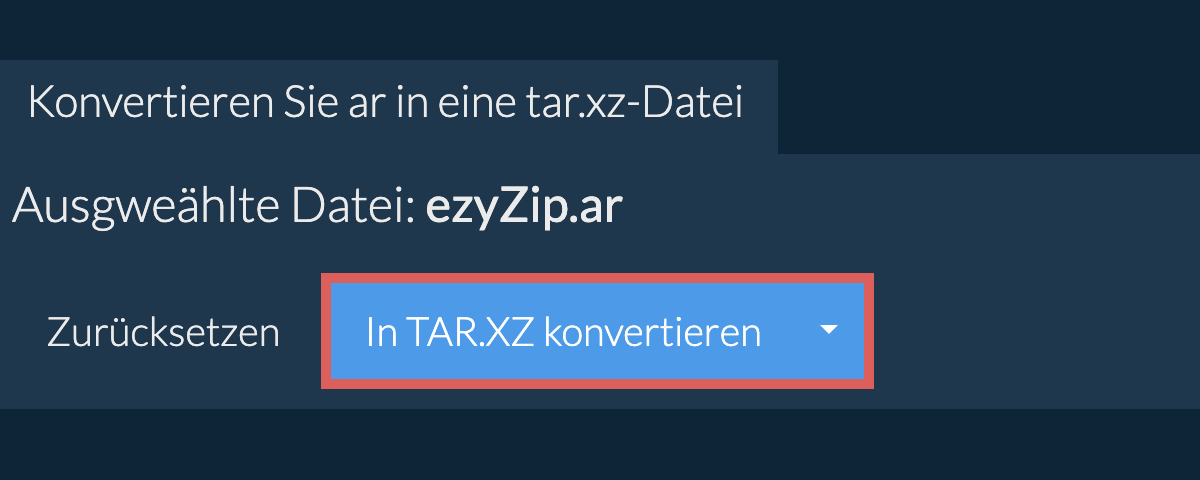 Klicken Sie hier, um mit der Konvertierung zu beginnen
