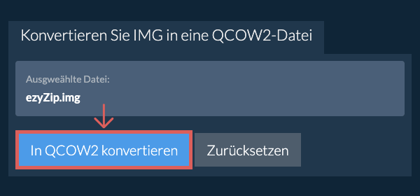 Klicken Sie hier, um mit der Konvertierung zu beginnen