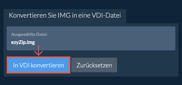 Klicken Sie hier, um mit der Konvertierung zu beginnen