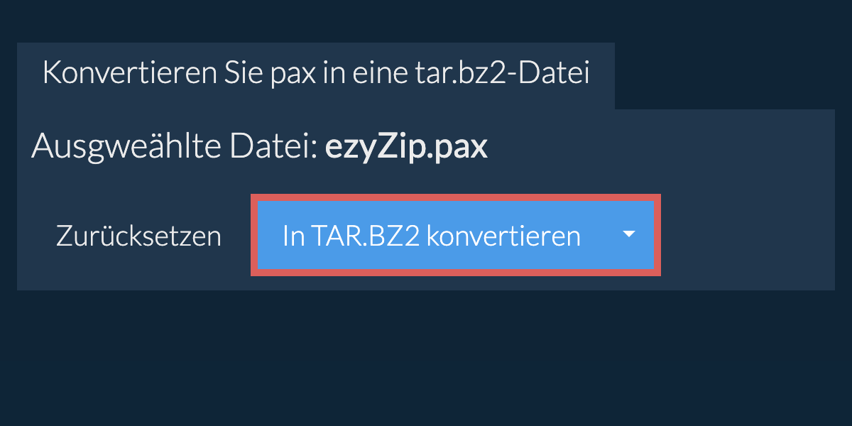 Klicken Sie hier, um mit der Konvertierung zu beginnen