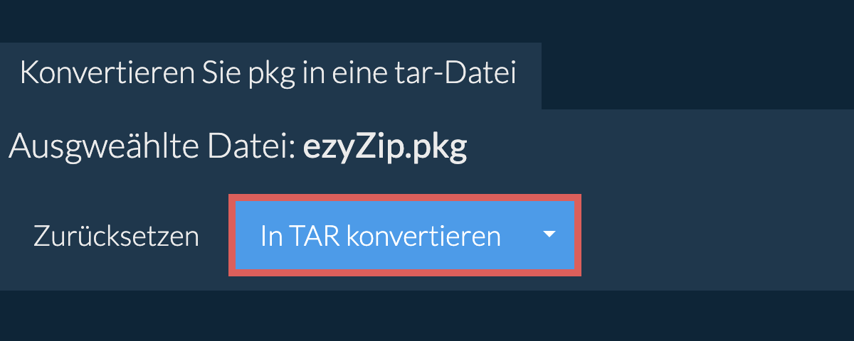 Klicken Sie hier, um mit der Konvertierung zu beginnen