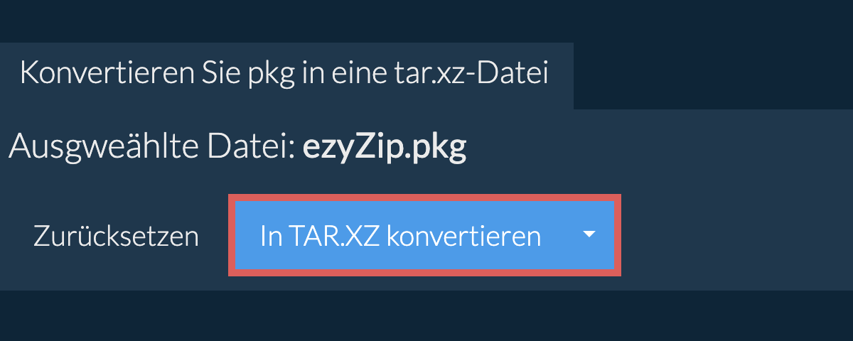 Klicken Sie hier, um mit der Konvertierung zu beginnen