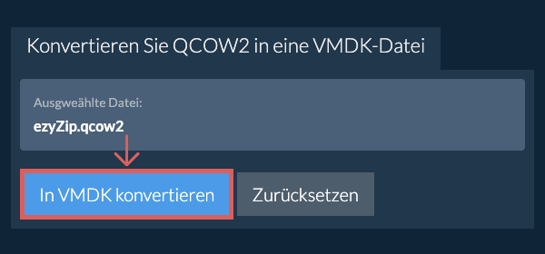 Klicken Sie hier, um mit der Konvertierung zu beginnen