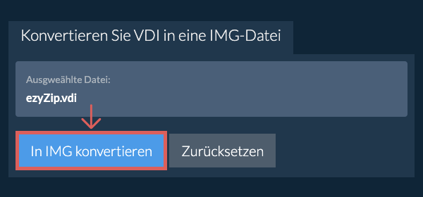 Klicken Sie hier, um mit der Konvertierung zu beginnen