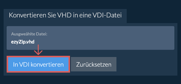 Klicken Sie hier, um mit der Konvertierung zu beginnen