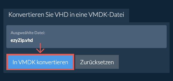 Klicken Sie hier, um mit der Konvertierung zu beginnen