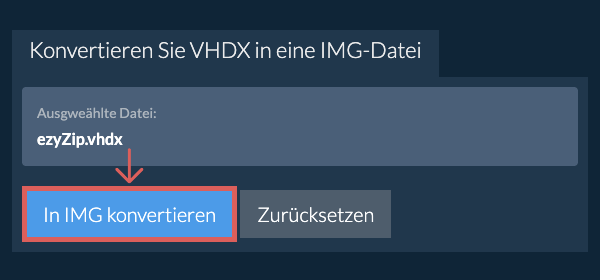 Klicken Sie hier, um mit der Konvertierung zu beginnen