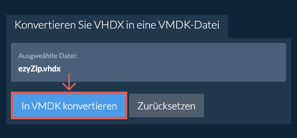 Klicken Sie hier, um mit der Konvertierung zu beginnen
