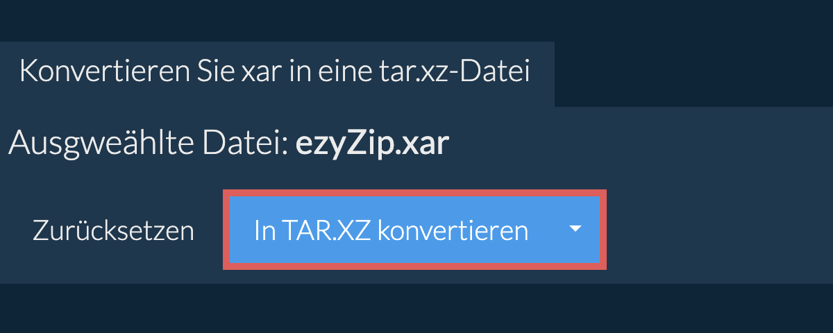 Klicken Sie hier, um mit der Konvertierung zu beginnen