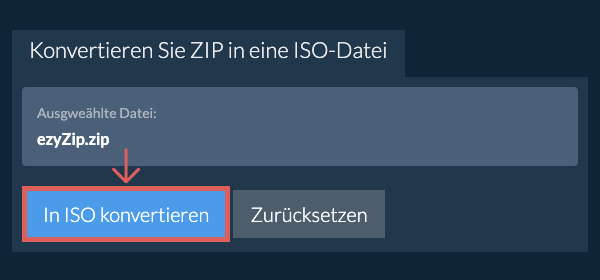 Klicken Sie hier, um mit der Konvertierung zu beginnen