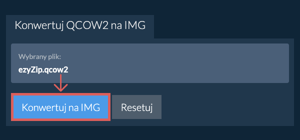 Rozpocznij konwersję na IMG