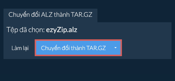 Bắt đầu chuyển đổi thành TAR.GZ Bắt đầu chuyển đổi thành TAR.GZ