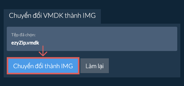 Bắt đầu chuyển đổi thành IMG
