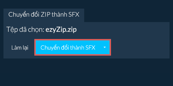 Bắt đầu chuyển đổi thành SFX