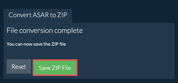 Save ZIP File