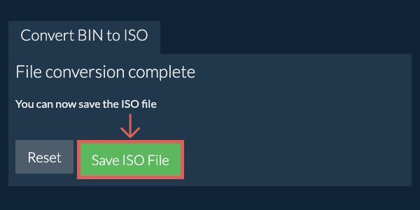 Save ISO File