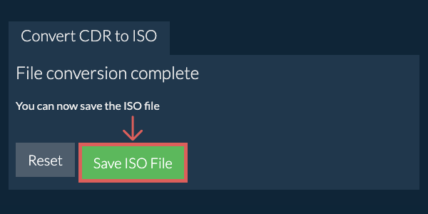 Save ISO File