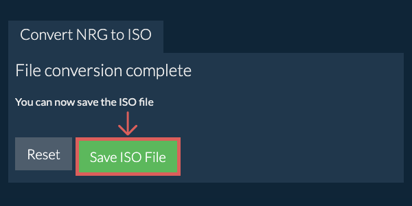 Save ISO File