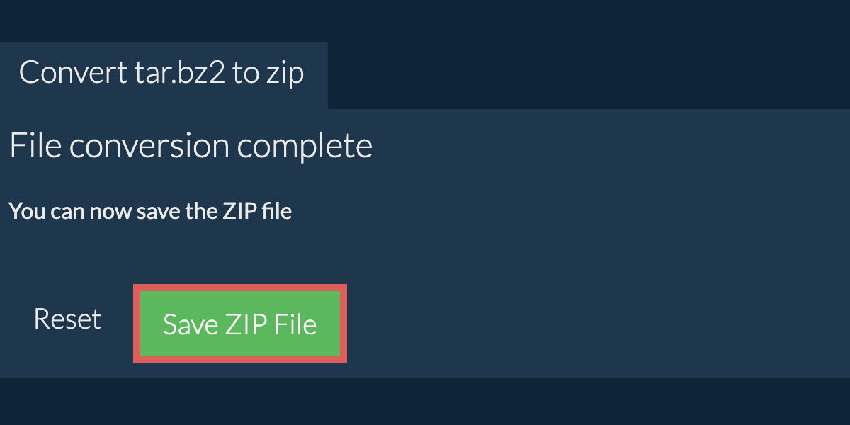 Save zip File