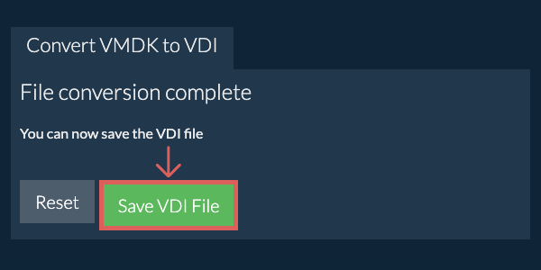 Save VDI File