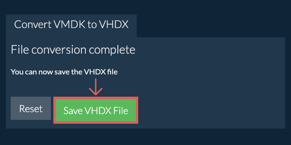 Save VHDX File