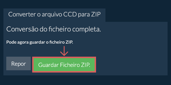 Guardar ficheiro ZIP