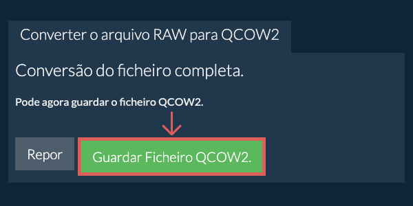 Guardar ficheiro QCOW2