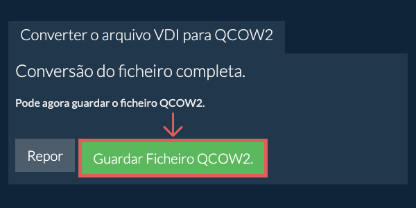 Guardar ficheiro QCOW2