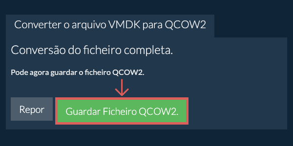 Guardar ficheiro QCOW2