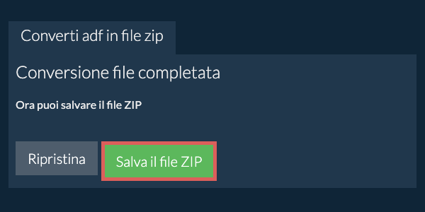 Salva file zip
