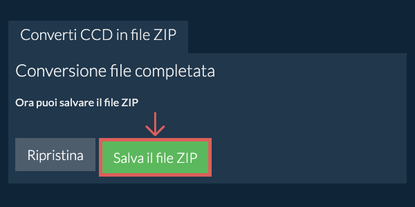 Salva file ZIP