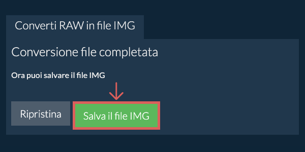 Salva file IMG