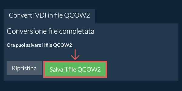 Salva file QCOW2