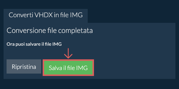 Salva file IMG