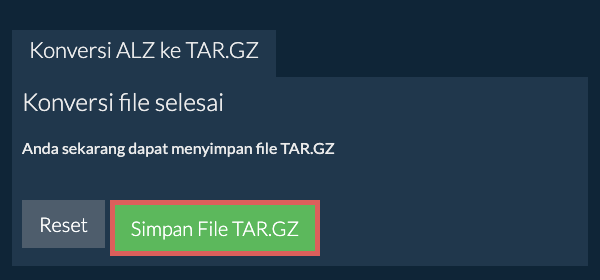 Simpan File TAR.GZ